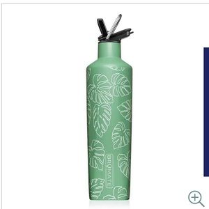 Brumate 750mL/25 oz ReHydration Water Bottle - Monstera Print (discontinued) NEW